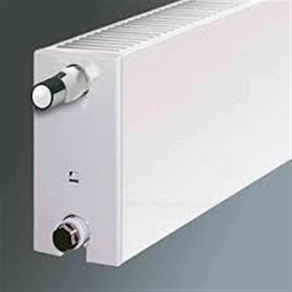 Radson Parada plint 22 HxL=200x1200 (10/26) 869W (75/65/20) wit RAL9016 , aansluiting: rechts. 16 WERKDAGEN